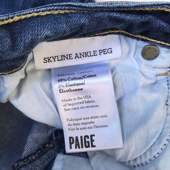 PAIGE skyline ankle peg jeans - Picture 5 of 6